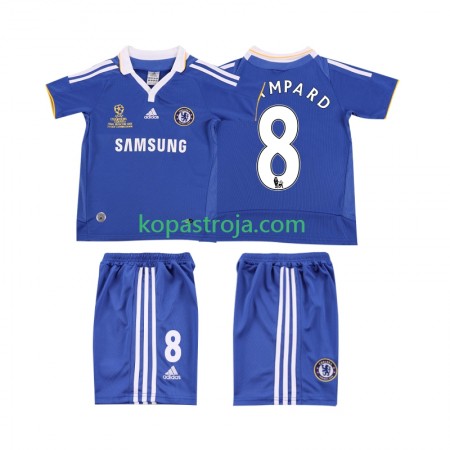 Billiga Fotbollströjor Chelsea LAMPARD 8 2007 2008 Retro Barn Hemma tröja Kortärmad